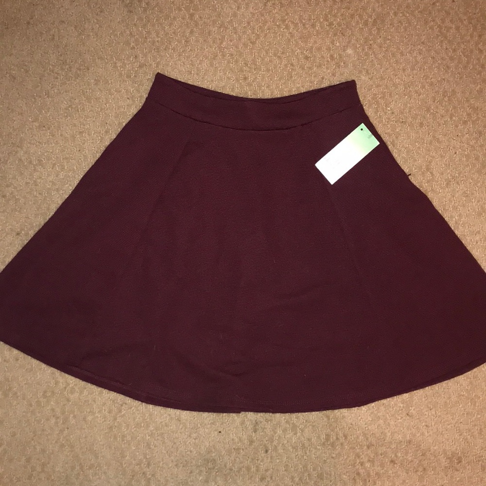 Maroon Skirt